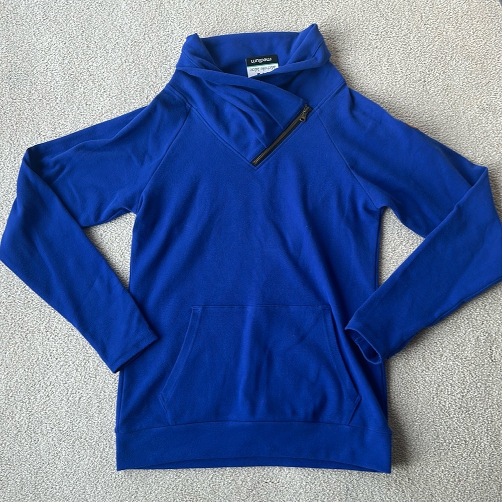 NWT Michelle Mae Zoey ZipCowl sweatshirt